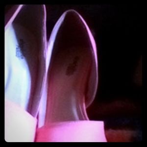 Size 8 pink high heels